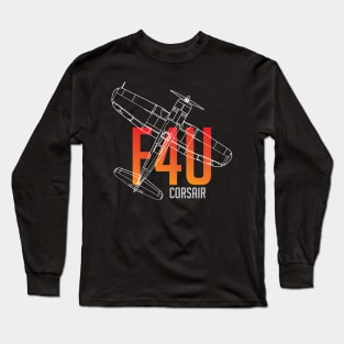 Legendary Wings: The F4U Corsair Chronicles Long Sleeve T-Shirt